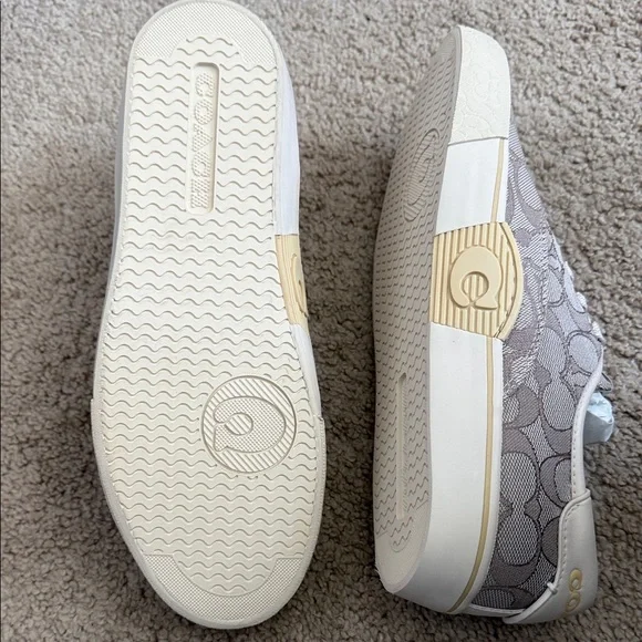 New Coach Pink Signature Canvas Low-Top Sneakers for Women. Flash Sale! - Picture 4 of 6